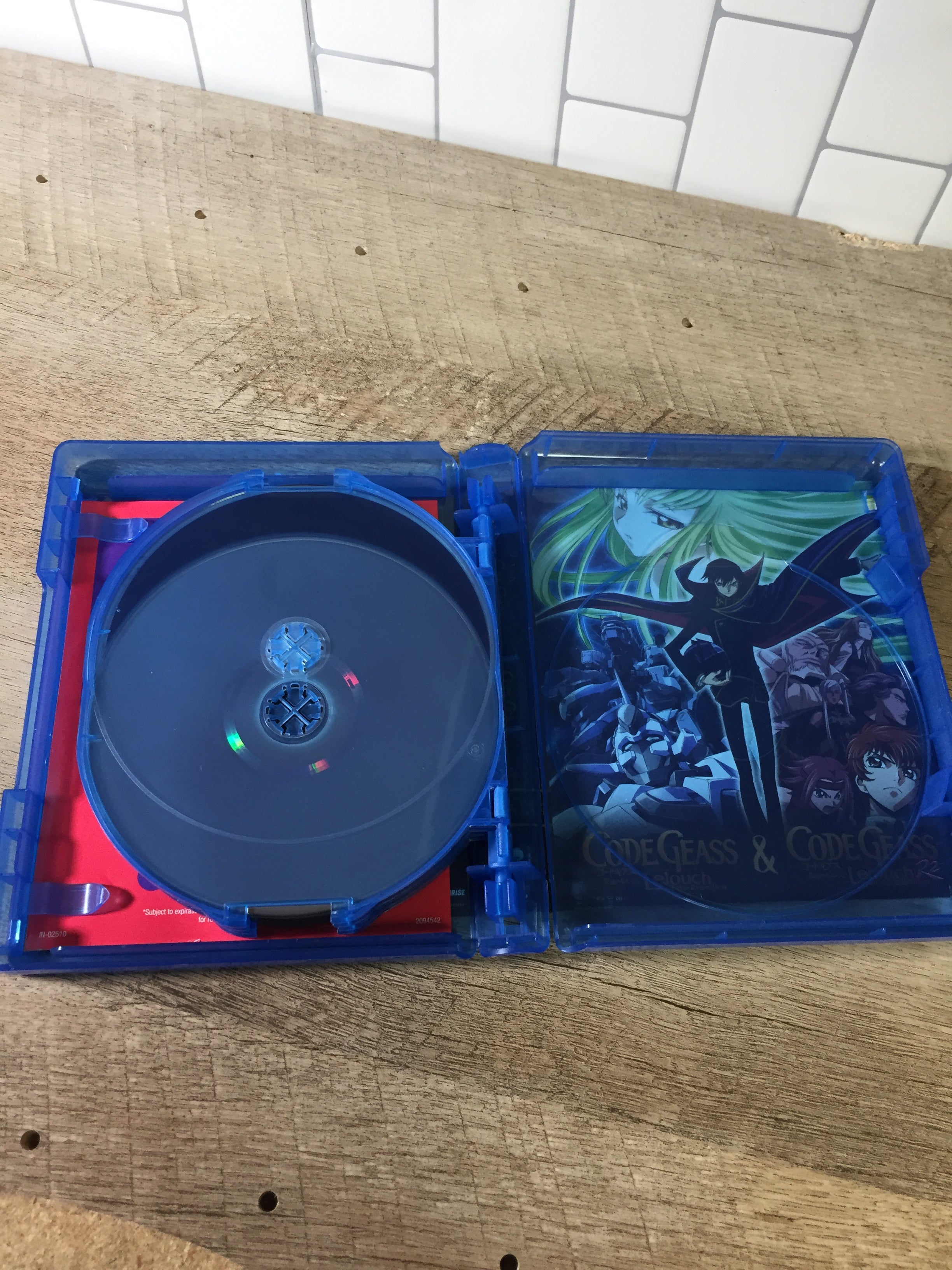 Code Geass: Lelouch of Rebellion-The Complete Series Blu-ray *MISSING R2 Disc 4* (6945190674615)